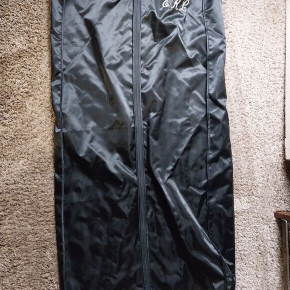 Black Garment Bag with Monogram - Picture 1 of 2